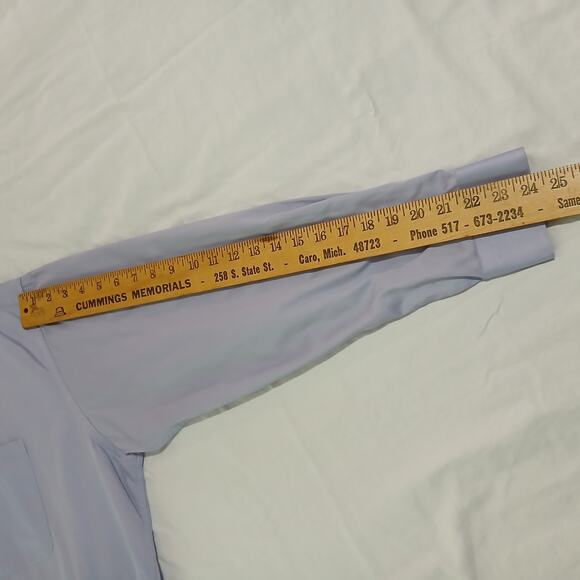 Pronto Uomo Men's Long-Sleeved Lavender Cotton Button-Up Shirt 18 1/2 36/37 - Picture 8 of 12